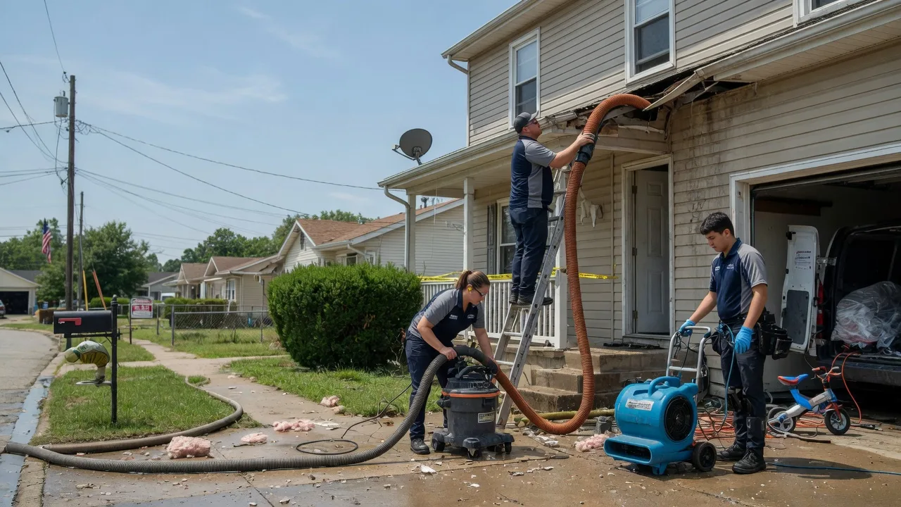 Water Damage Restoration in Columbus, KS near me